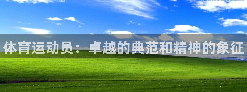 杏悦体育凯捷登陆：体育运动员：卓越的典范和精神的象征