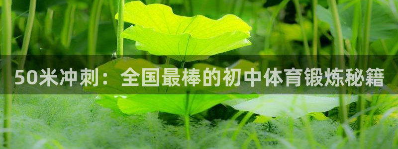 杏悦4登录：50米冲刺：全国最棒的初中体育锻炼秘籍