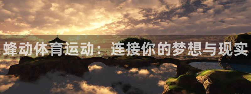 杏悦2登录入口：蜂动体育运动：连接你的梦想与现实
